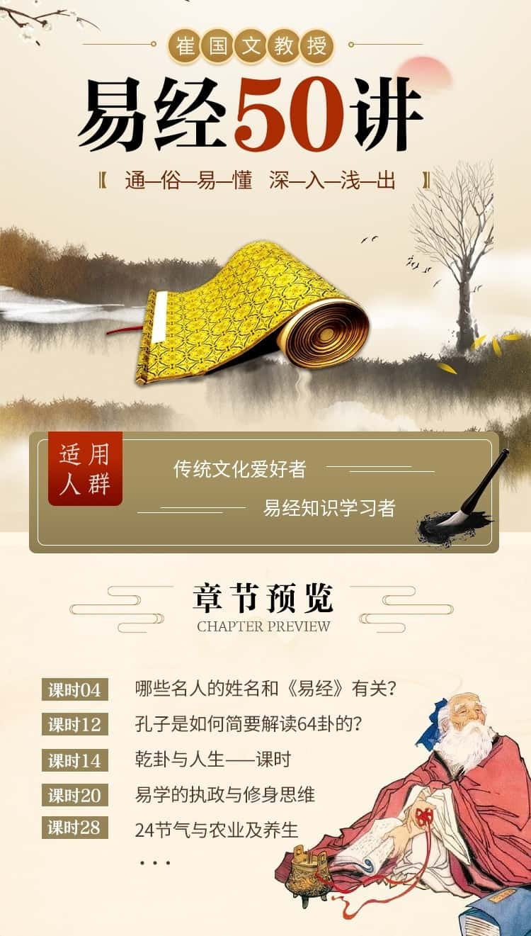 崔国文-易经50讲视频教程合集插图1